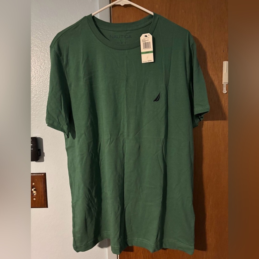 Nautica Men's Classic Green Tee